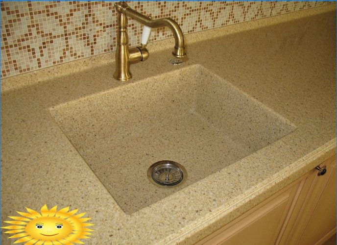 Features and types of integrated kitchen sinks and sinks