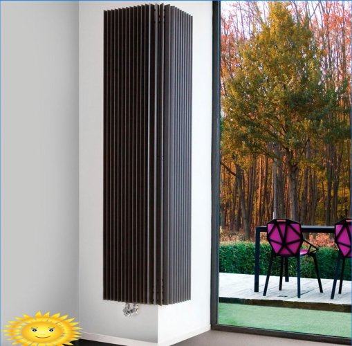 Heating radiators: unusual design options