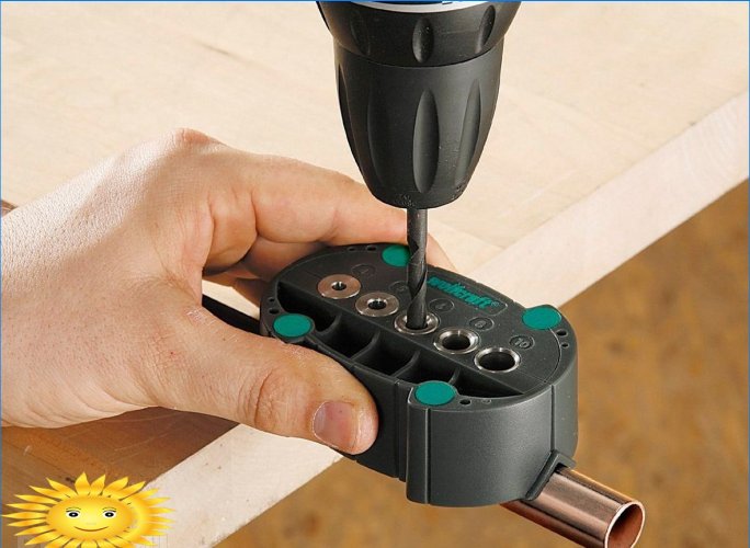 Hole drilling jig