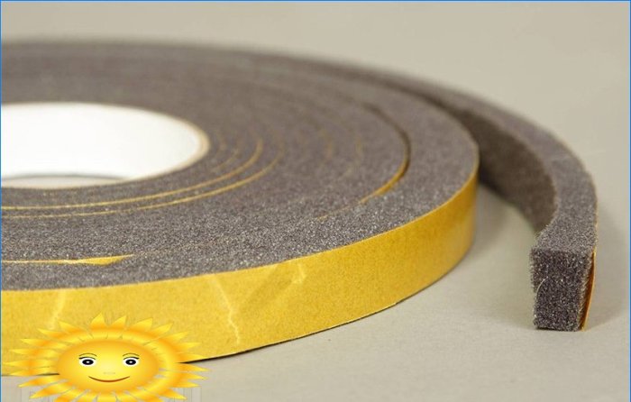 Self-adhesive sealing tape