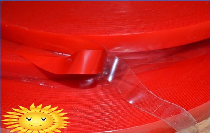 Double-sided transparent tape