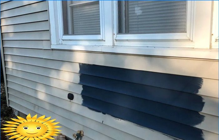 How and how to paint vinyl siding