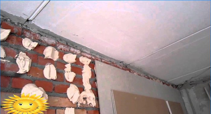 How to align walls with plasterboard without a frame