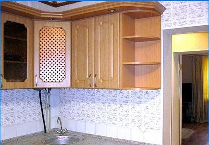 How to build a heating boiler into kitchen furniture
