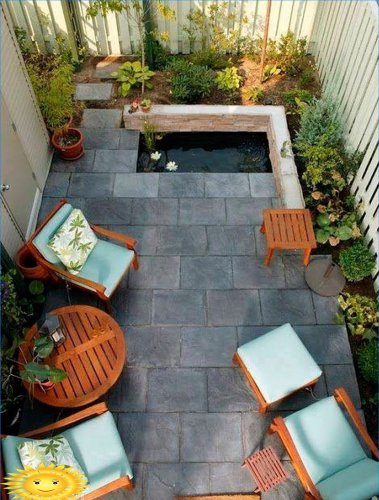 How to choose a place for a patio on the site