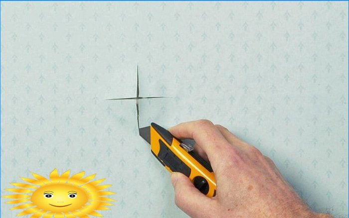How to glue wallpaper on walls