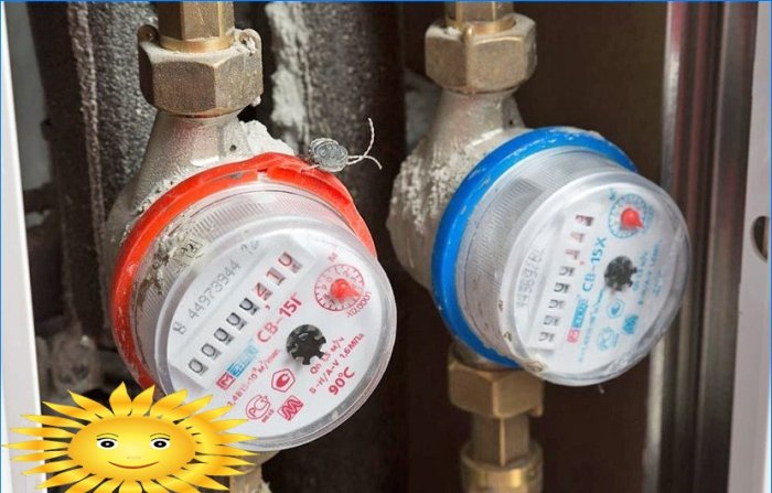 How to install water meters in an apartment