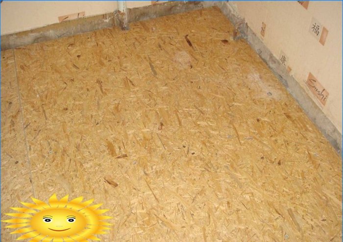 Fastening OSB to the floor with dowels