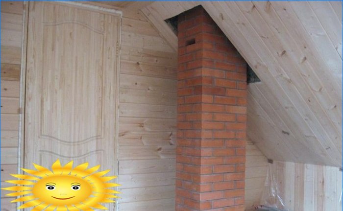 How to make a ventilation and chimney passage through the roof