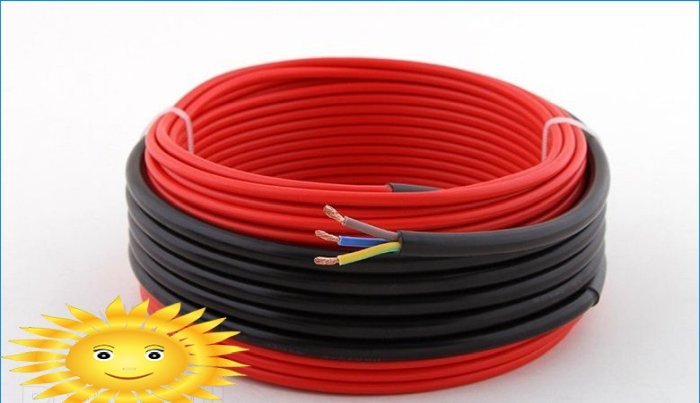 Electric floor heating cable