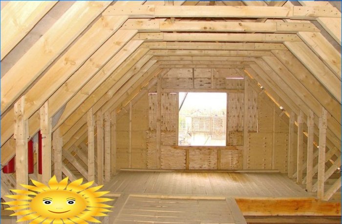 How to make an attic with your own hands