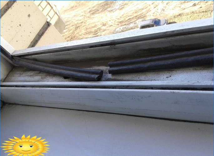How to replace seals on PVC windows