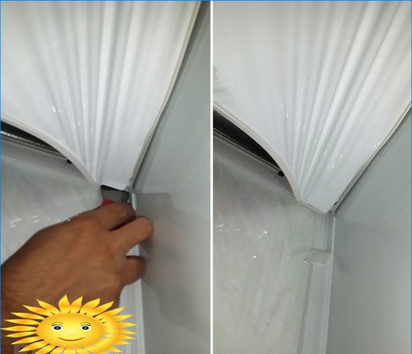 Installing a stretch ceiling in a toilet with your own hands