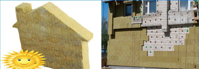 Insulation of walls of a brick house for plastering