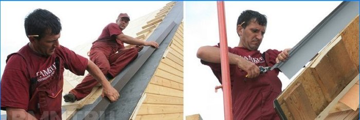 Laying shingles with your own hands