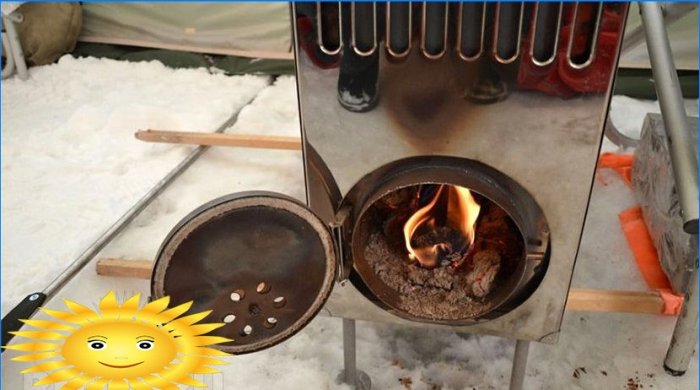 Potbelly stove with your own hands. Idea 2. Long burning furnaces without grates