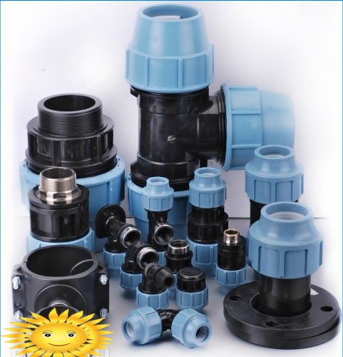 Low pressure polyethylene (HDPE) pipes