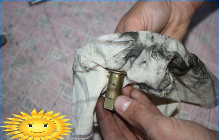 Master class: repair of a gas valve in a Soviet column