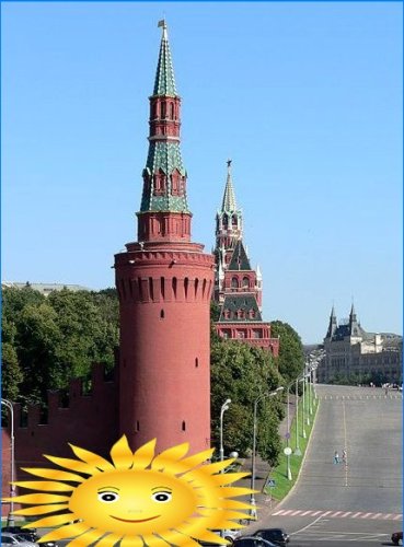 Beklemishevskaya tower of the Moscow Kremlin