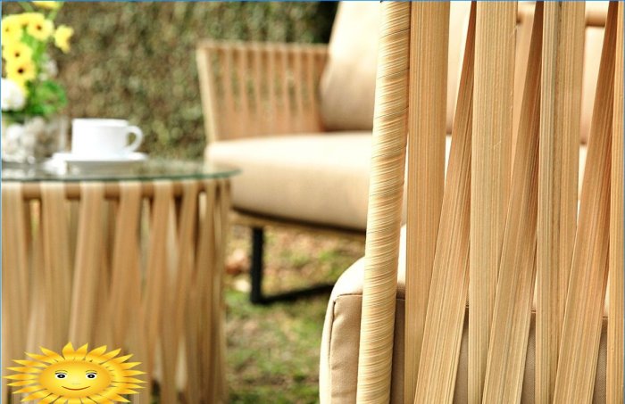 National features of garden furniture