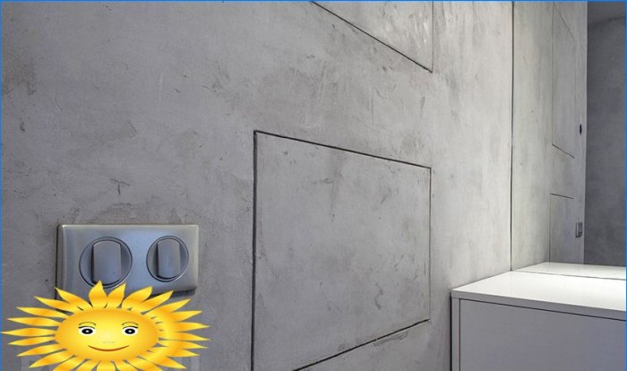 Plastering of walls. New types of finishing solutions: micro concrete, marble plaster