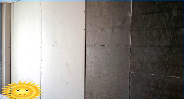 Using an acoustic membrane for soundproofing a plasterboard wall