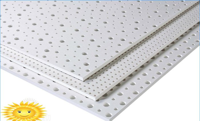 Acoustic (perforated) drywall
