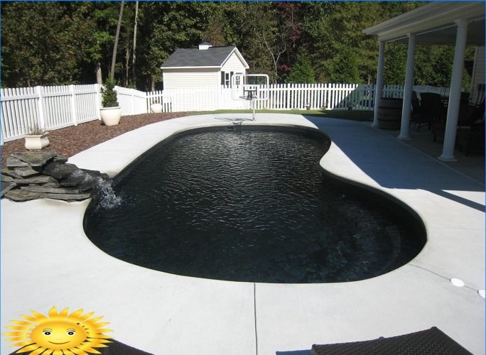 Original photos and ideas for outdoor pools