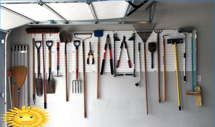 Pegboard: open storage system