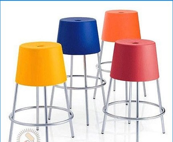 Plastic chairs not only for summer cottages and gardens, but also for home