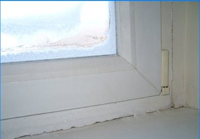 PVC window installation technology