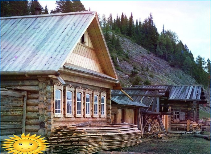 Russian hut - photo selection