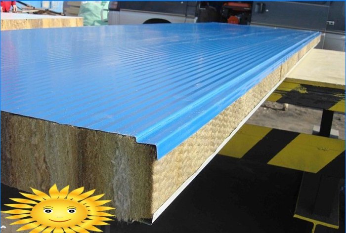 Sandwich panels: material for fast construction