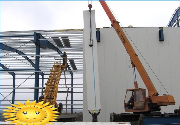 Sandwich panels: material for fast construction