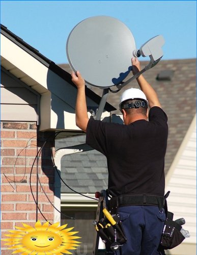 Satellite TV: how to independently mount and configure equipment