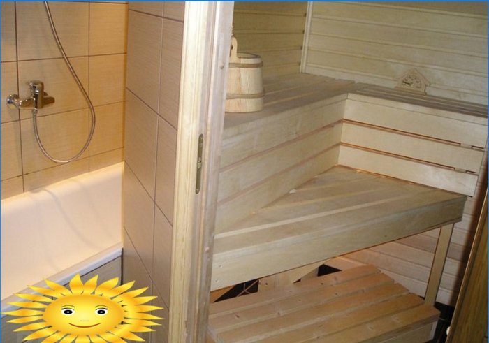 Sauna in an apartment with your own hands: communications and equipment