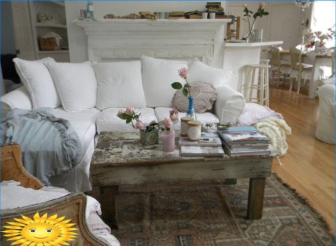Shabby chic in the interior