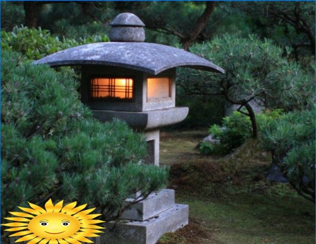 The Japanese garden is a classic example of ethnic style in landscape design