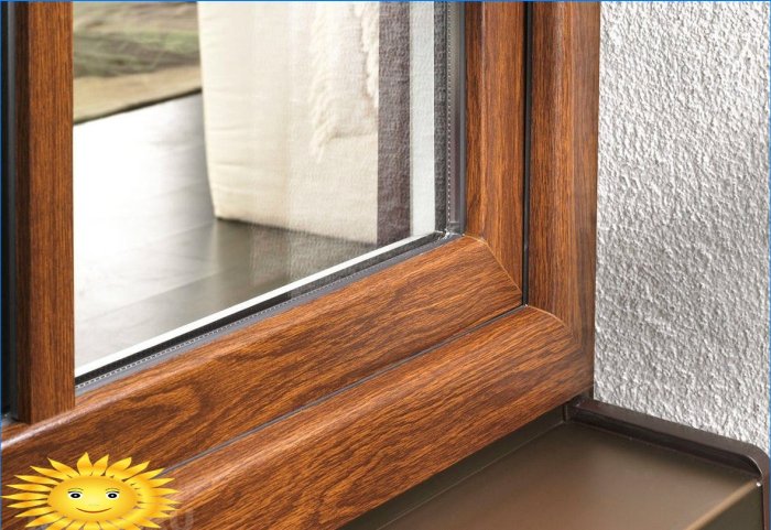 The main problems with laminated plastic windows