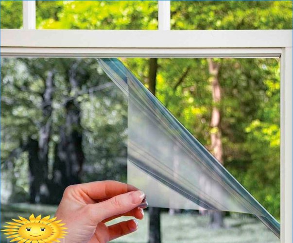 Thermal film on windows: features, installation rules