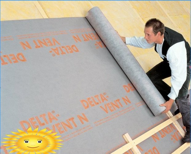 Vapor and wind insulation: purpose, application, which side to lay