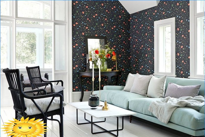 Wallpaper or wall painting: what to choose
