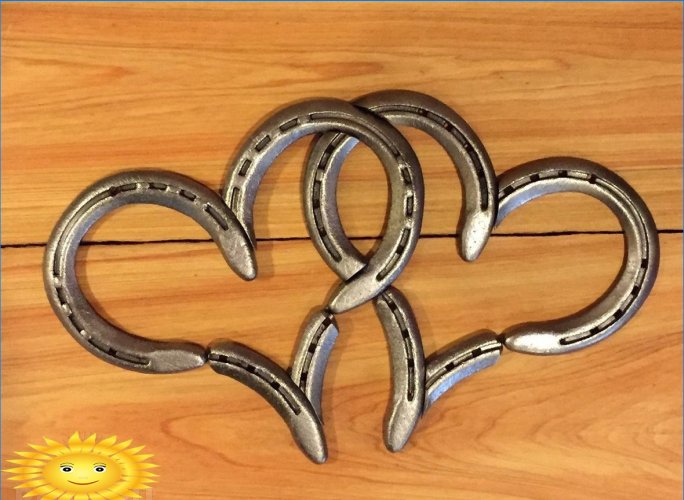 What can be made from old horseshoes