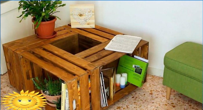 What can be made from ordinary wooden boxes