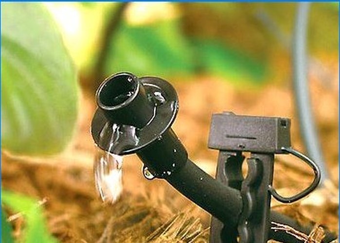 Selection of elements of drip irrigation system