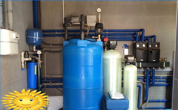 Water treatment for boiler room