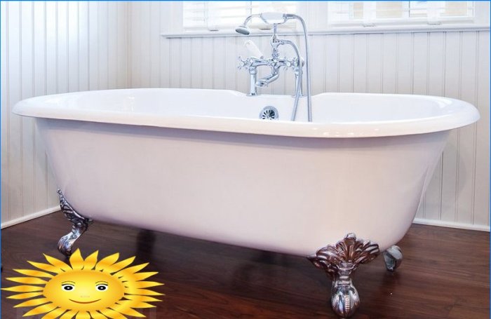 Which bath to choose: cast iron, steel or acrylic