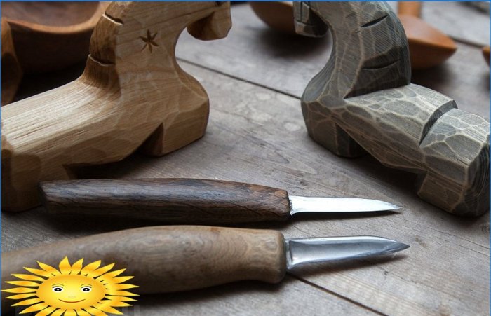 Bogorodsk knives for wood carving