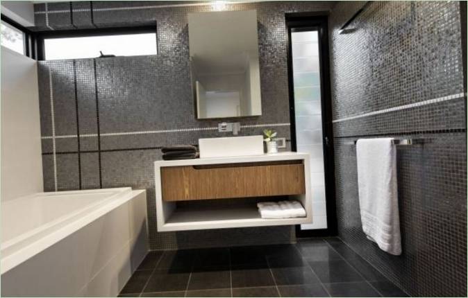 Cottage interior design by Residential Attitudes: Bathroom
