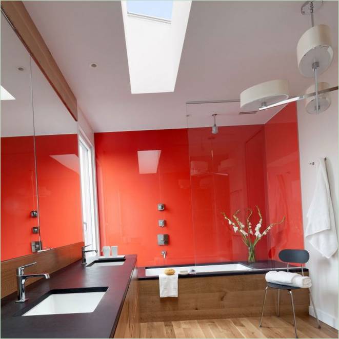 Modern bathroom interior design